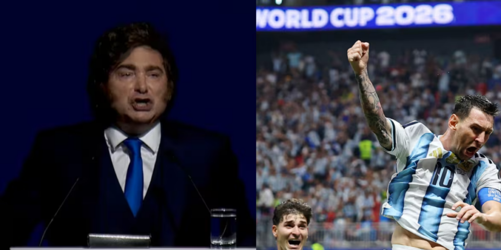 Milei habló de la Selección Argentina