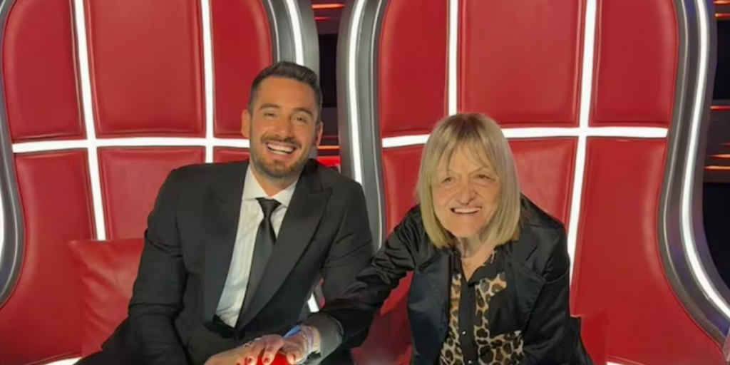Nico Occhiato y su abuela Conce