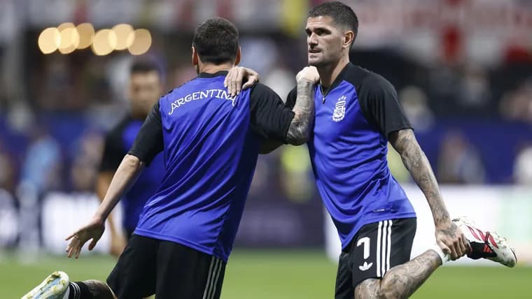 Semifinal del mundial argentina inglaterra lionel messi y rodrigo paul