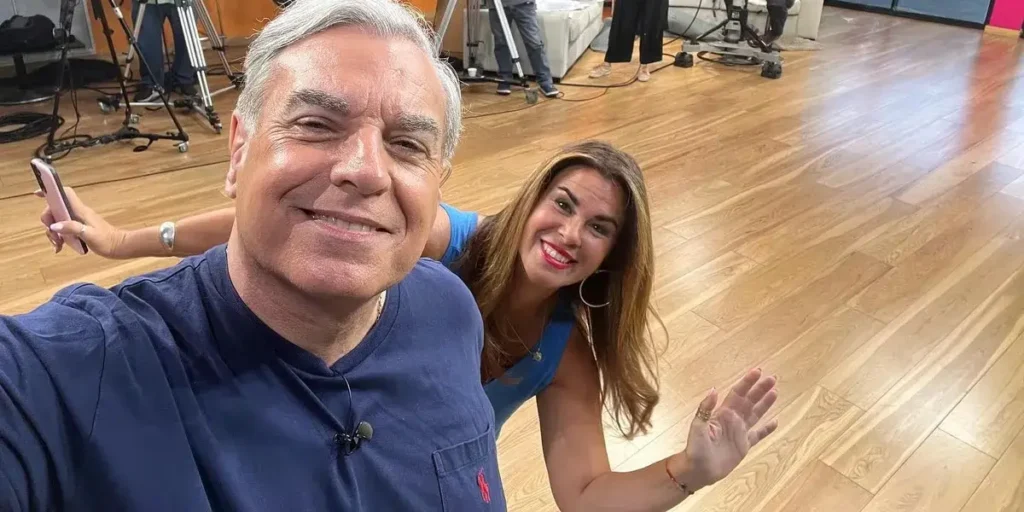 Carlos Monti y Andrea Bisso