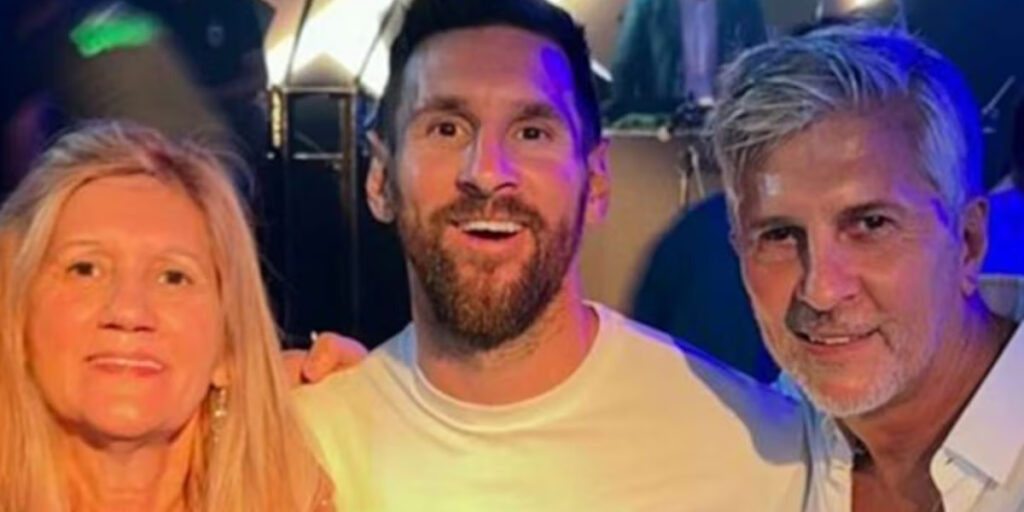 Celia Jorge y Lionel Messi