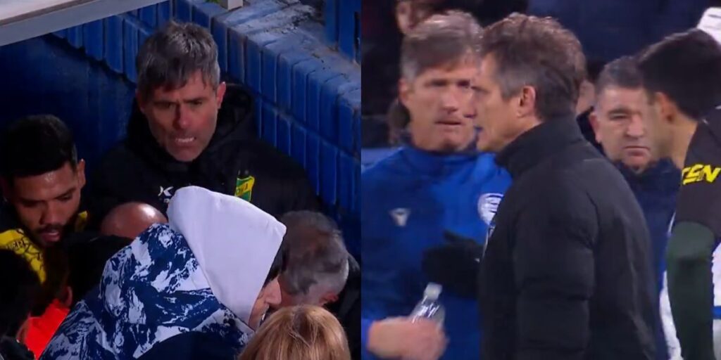 Guillermo Barros Schelotto y Julio Vaccari