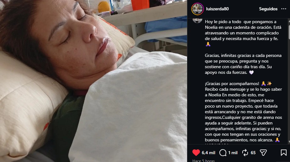 La publicación de Luis Zerda en Instagram