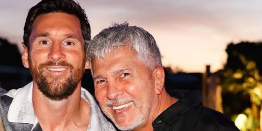 Lionel Messi y Jorge Messi