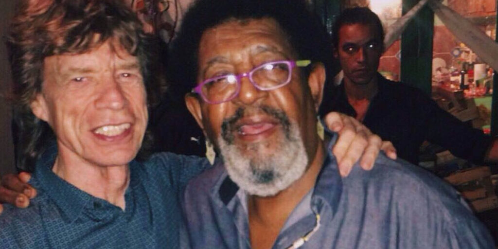 Mick Jagger y Rubén Rada