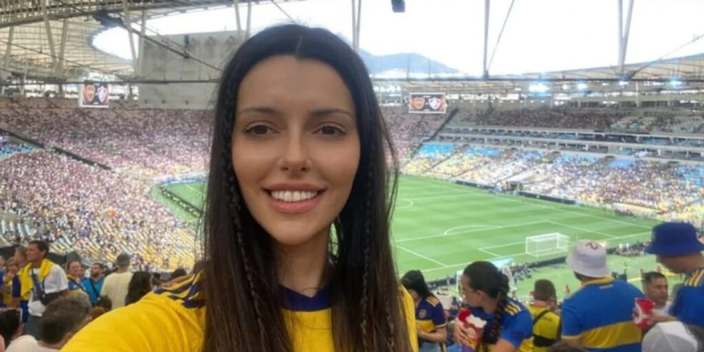 Valentina Salcedo en la cancha