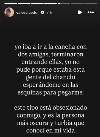 Vale Salcedo relato