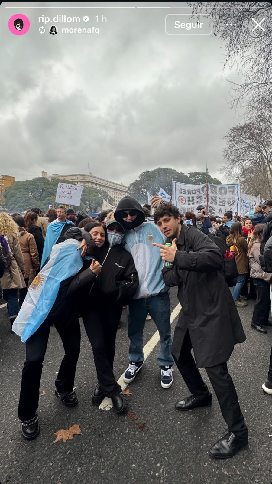 Lali y Dillom en el Congreso