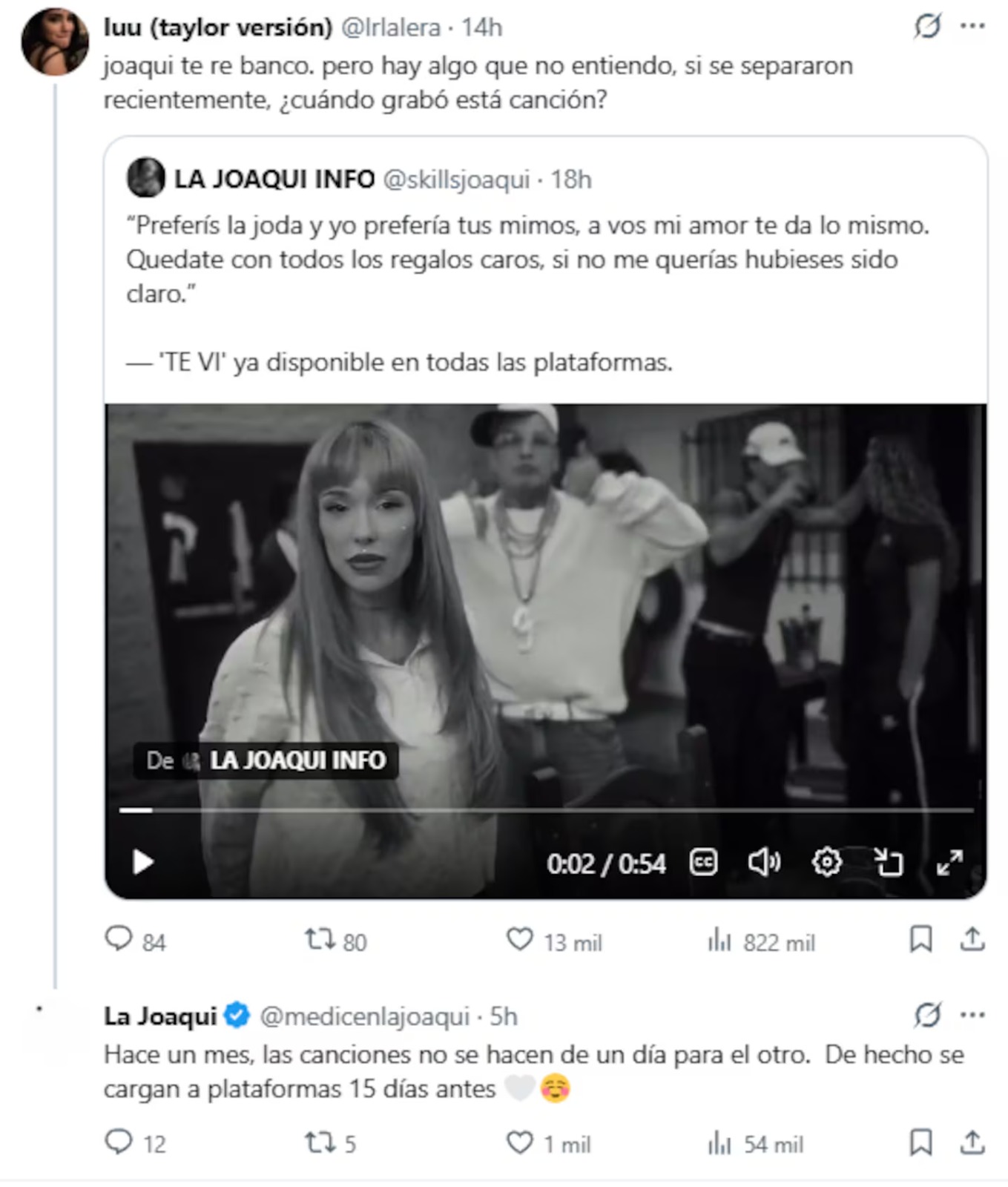 Nueva canciónd e La Joaqui