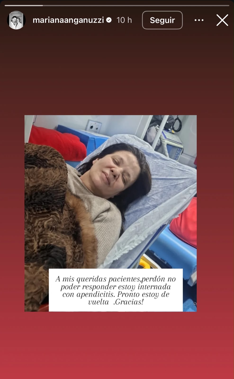 Internaron y operaron de urgencia a la cosmetóloga de la China Suárez