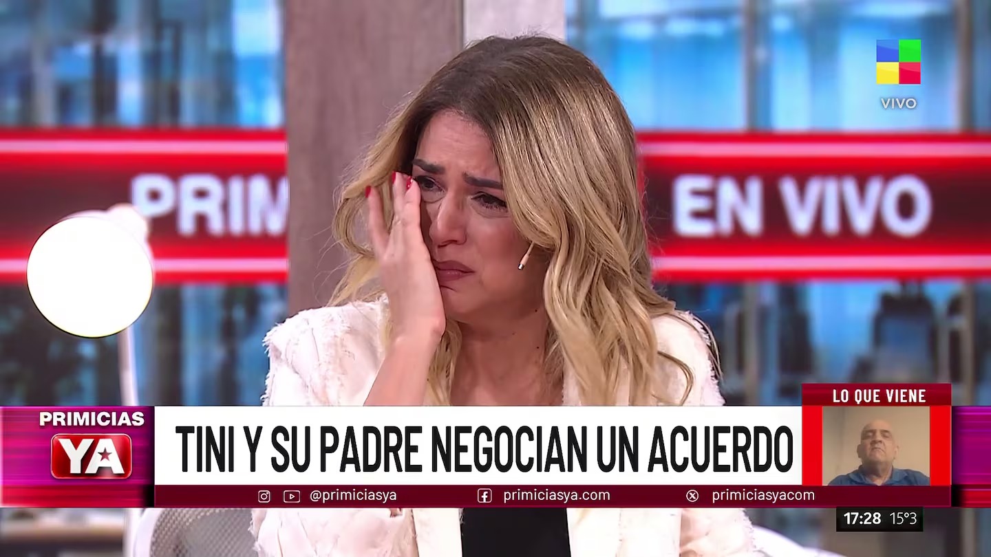 Marina Calabró se quebró en pleno programa