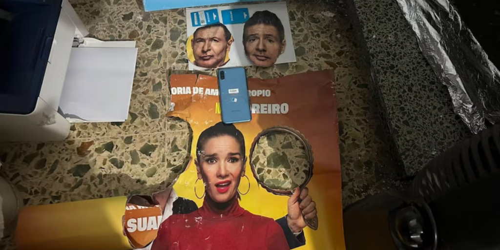 La policia encontró fotos de Adrián Suar recortadas