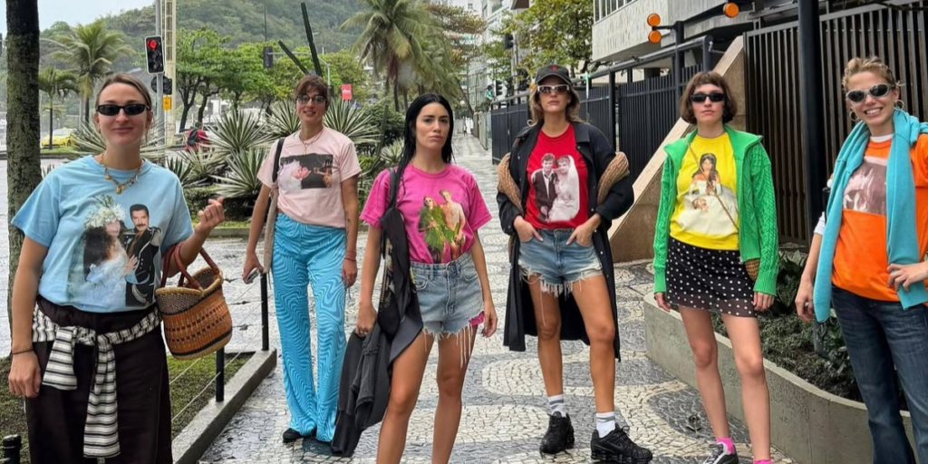 Lali Espósito y sus amigas en Rio de Janeiro