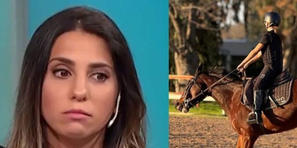 Se accidentó la hija de Cinthia Fernández al caerse de un caballo: su dramática reacción