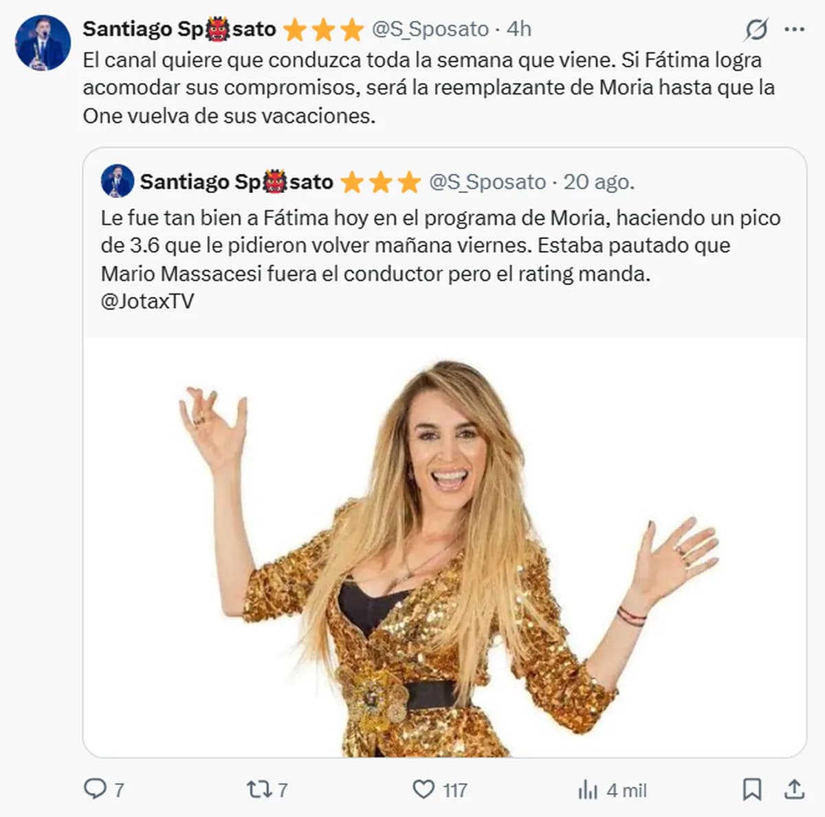 La tentadora oferta que Fátima Florez recibió tras romper todo en El Trece