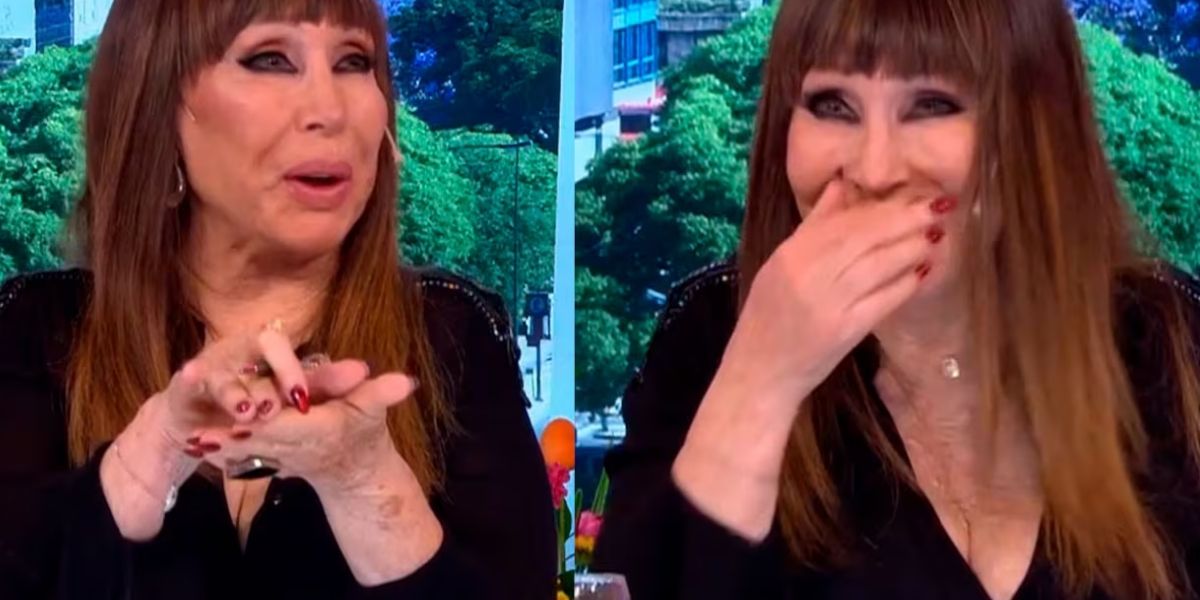 Moria Casán tuvo un problema en vivo con una parte muy sensible de su cuerpo y no aguantó