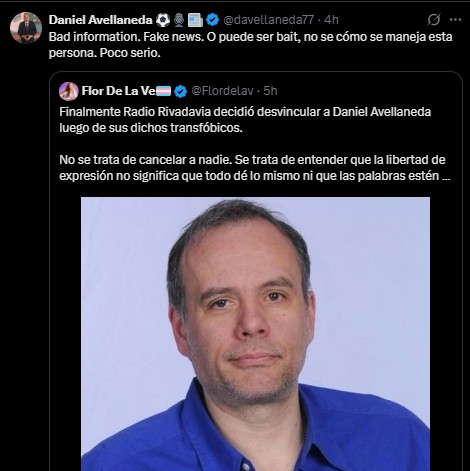 El mensaje de Daniel Avellaneda
