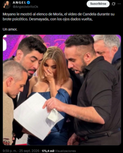 El tuit de Ángel de Brito con la foto de Facundo Moyano