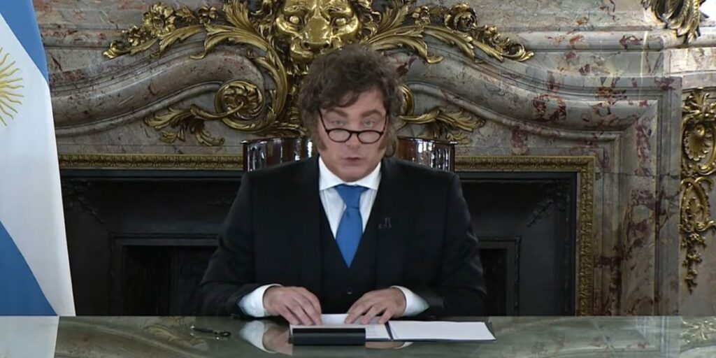 Los puntos más fuertes del discurso de Javier Milei sobre las Islas Malvinas por cadena nacional