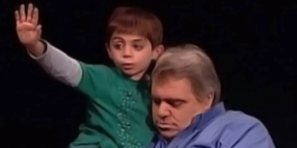 Juan Pierri con su padre Miguel Ángel Pierri