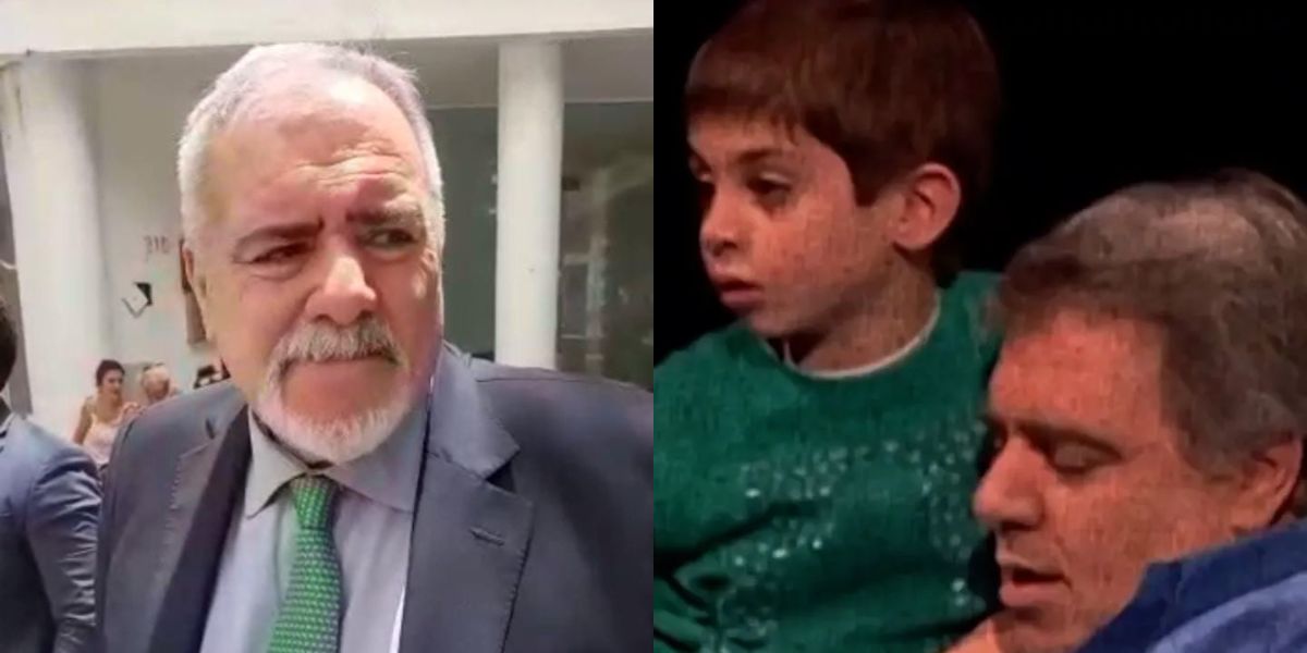 Miguel Ángel Pierri y su hijo
