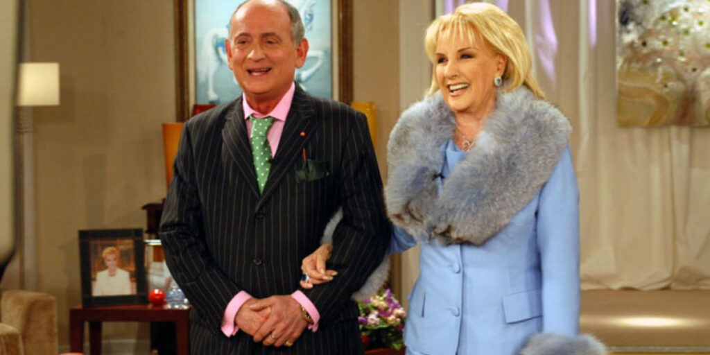 Mirtha Legrand y Chiche Gelblung