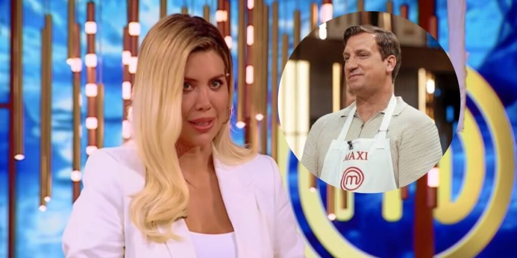 Wanda Nara y Maxi López en MasterChef Celebrity