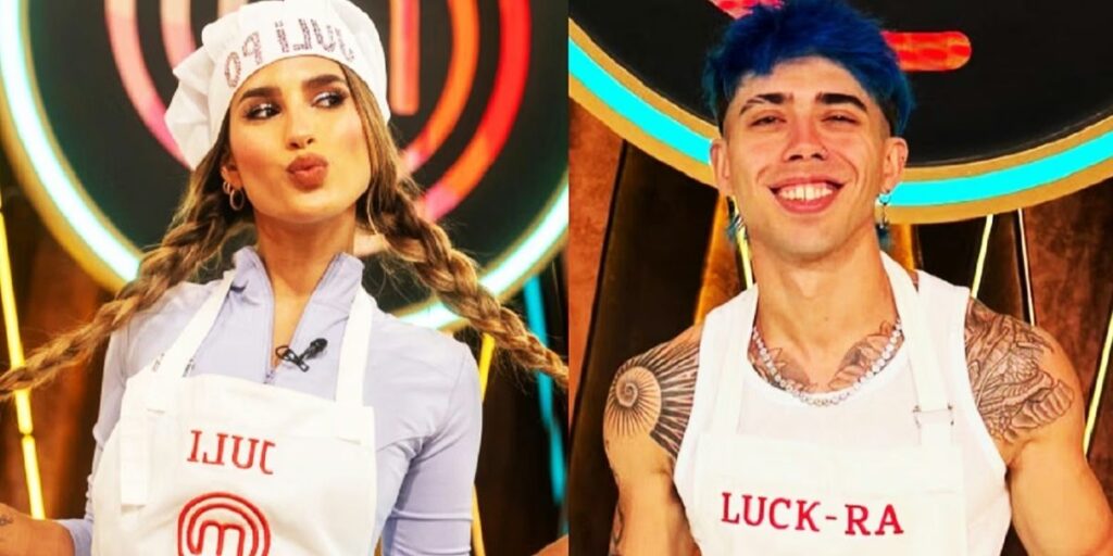 Engancharon a Julieta Poggio y Luck Ra hasta las manos en MasterChef Celebrity: el bombazo de Moria Casán