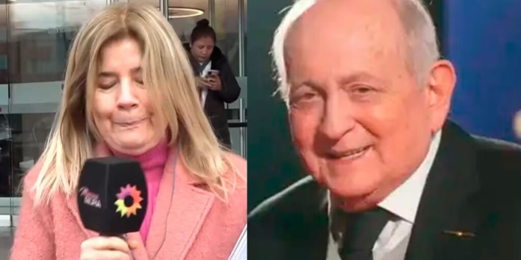 El desconsolado llanto en vivo de Mercedes Ninci tras confirmarse la muerte de Chiche Gelblung