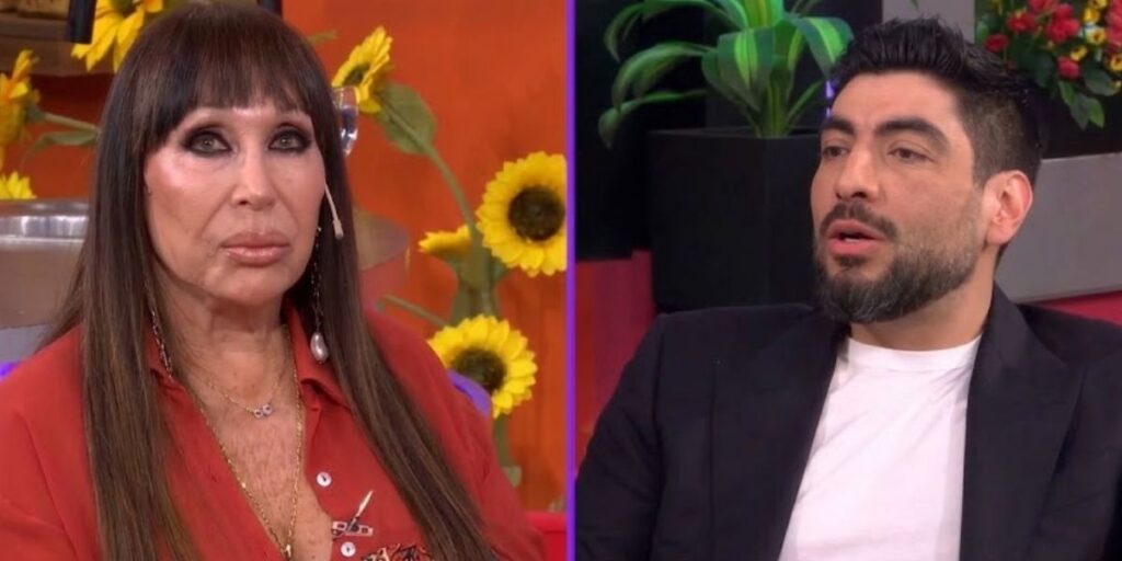 Facundo Moyano irrumpió en vivo en lo de Moria Casán y pasó de todo: risas, frases incoherentes y una mirada letal