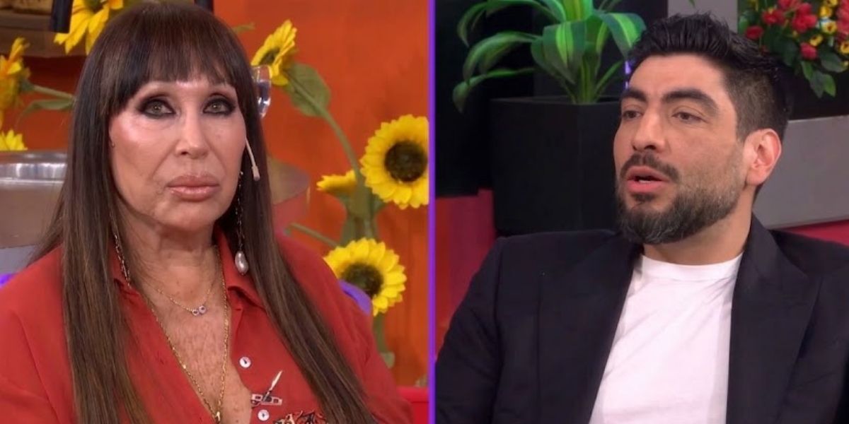 Facundo Moyano irrumpió en vivo en lo de Moria Casán y pasó de todo: risas, frases incoherentes y una mirada letal