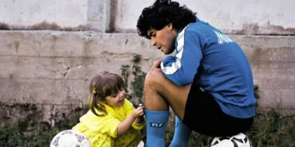 Dalma y Diego Maradona