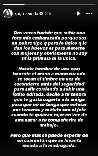 La respuesta de Sugus
