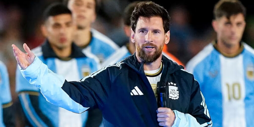Messi en su despedida
