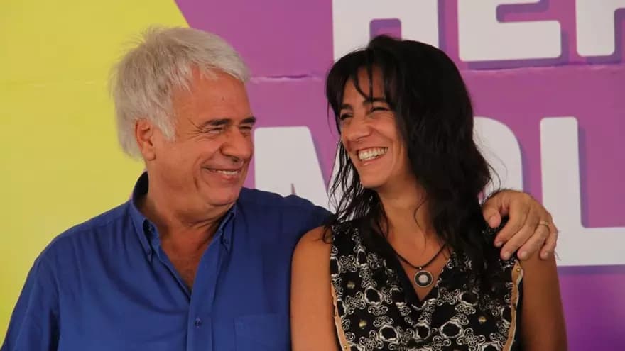 Natalia junto a su papá José Manuel de la Sota