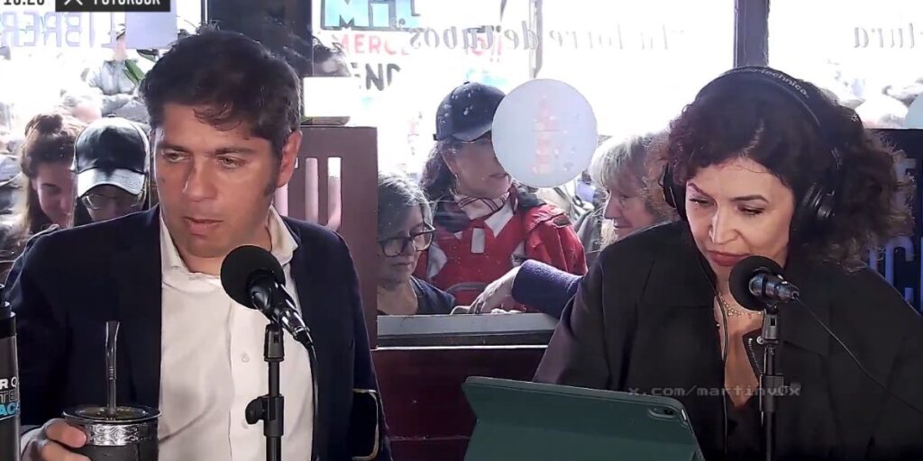 “¿Vos querés ser presidente?”: la pregunta directa de Julia Mengolini que Axel Kicillof no supo responder