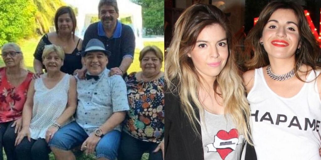 Nuevo escándalo en la familia Maradona: las hermanas de Diego apoyaron al psicólogo y sus hijas reaccionaron
