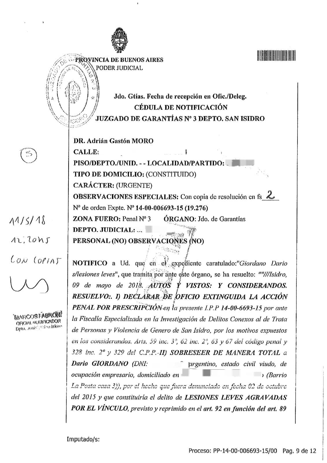 Sobreseimiento parte
