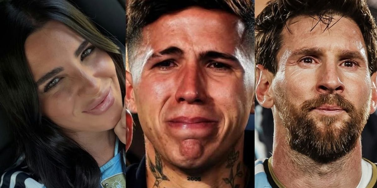 Valentina Cervantes reveló la verdad del llanto desconsolado de Enzo Fernández en la despedida de Lionel Messi Valentina Cervantes reveló la verdad del llanto desconsolado de Enzo Fernández en la despedida de Lionel Messi