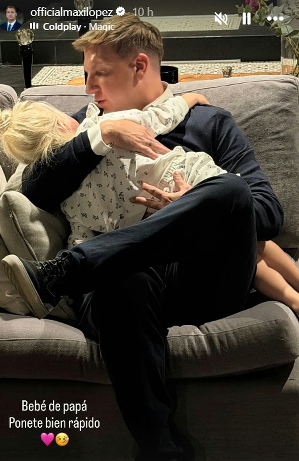 Preocupación por la salud de Elle, la hija de Daniela Christiansson y Maxi López: qué tiene y cómo reaccionaron